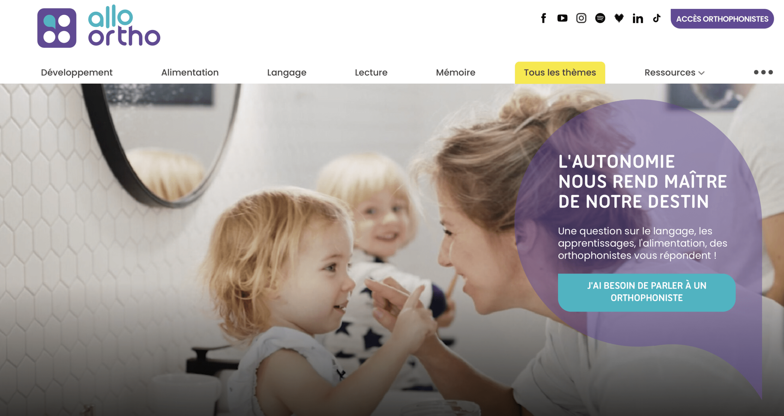 Allo Ortho, le site de référence des conseils d'orthophonistes pour tout âge Allo Ortho, le site de référence des conseils d'orthophonistes pour tout âge